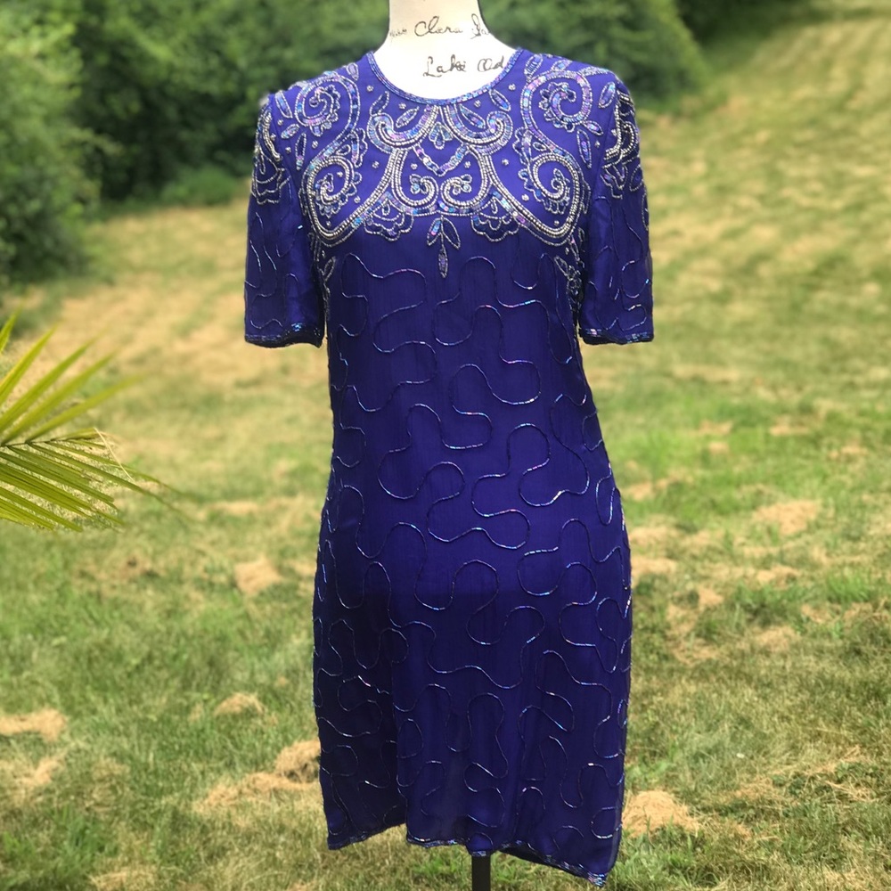 Vintage JMD Beaded Dress